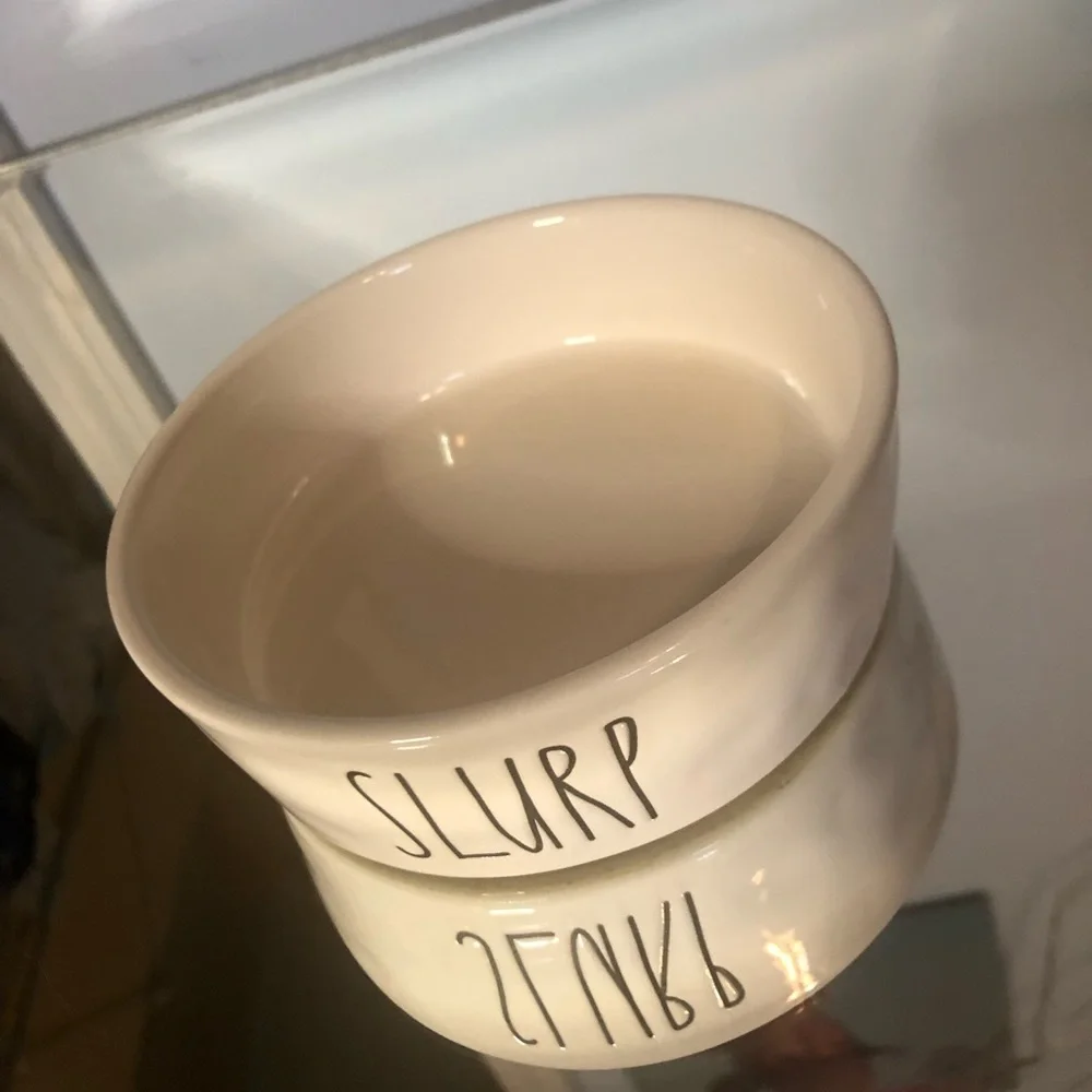 Slurp Rae Dunn dog / cat bowl